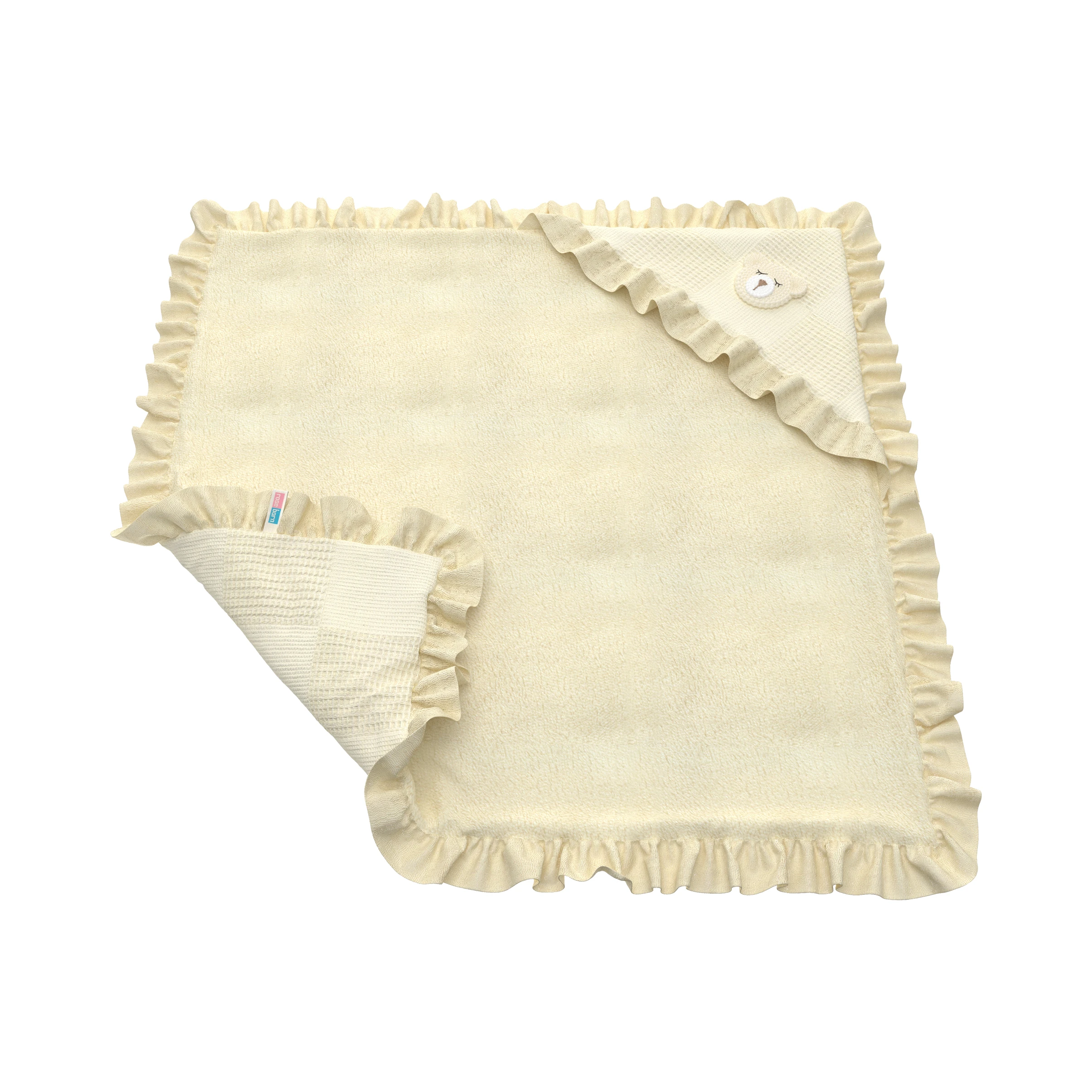 پتو دورپیچ کلاه دار Cotton Bear